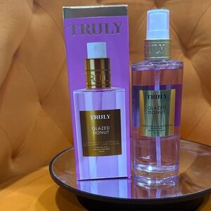 TRULY Glazed Donut Fragrance Mist — Pink & Gold Accents
